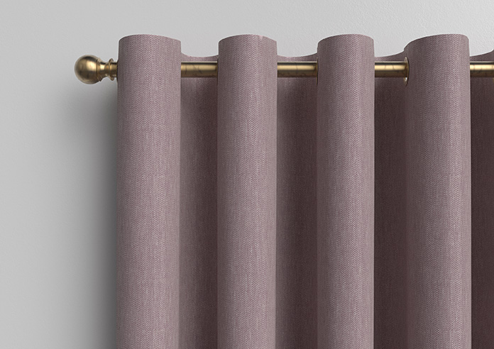 Delicate Chevron, Maroon - Made to Measure Curtains - Image 12